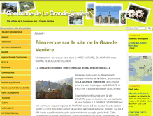 Tablet Screenshot of mairie-grande-verriere.fr